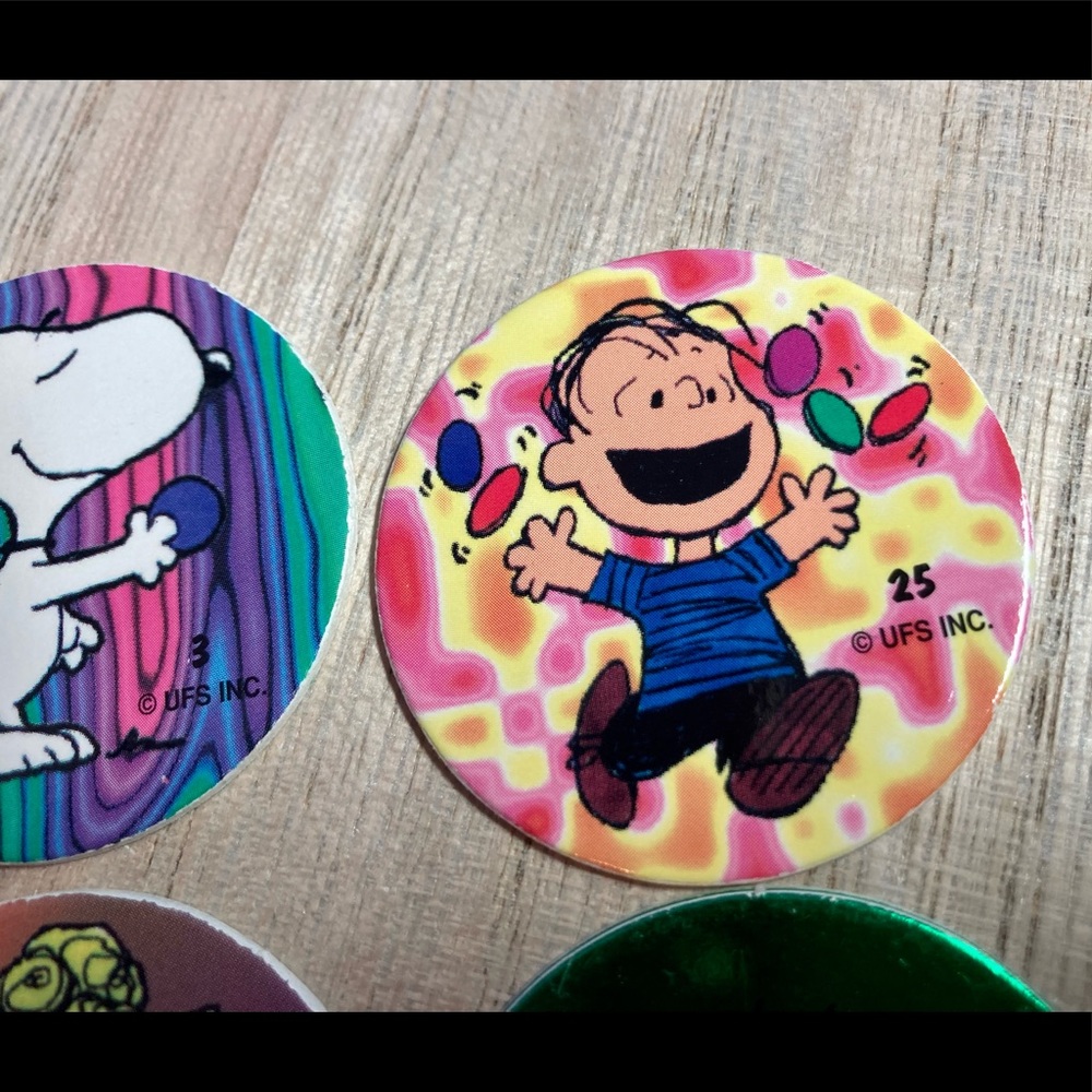 Vintage 90s Pogs Collection | Peanuts | Charlie Brown - Picture 4 of 8